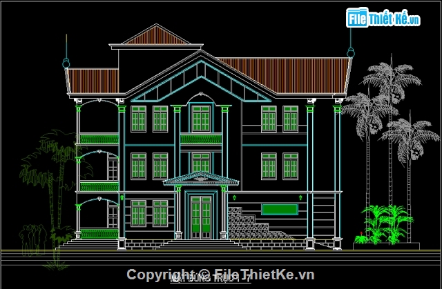 Bản vẽ,Thiết kế biệt thự,biệt thự phố,Bản vẽ autocad